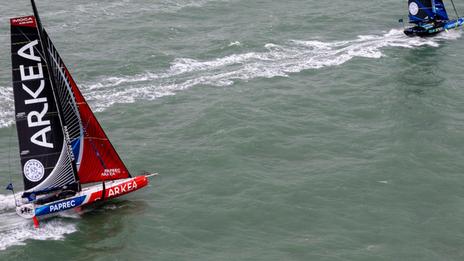Transat Café L'Or : escale technique au Havre pour Paprec Arkéa