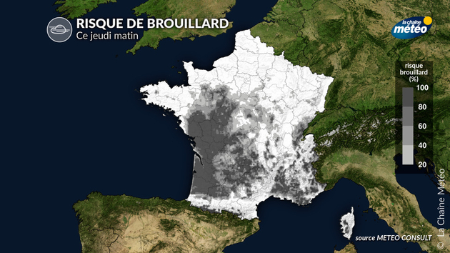 Risque de brouillard ce jeudi matin Actualités France