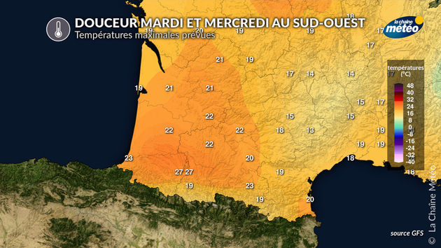 Douceur en début de semaine au sud-ouest Actualités France