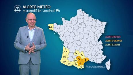 Vent très fort au sud puis épisode pluvieux marqué jeudi en Occitanie