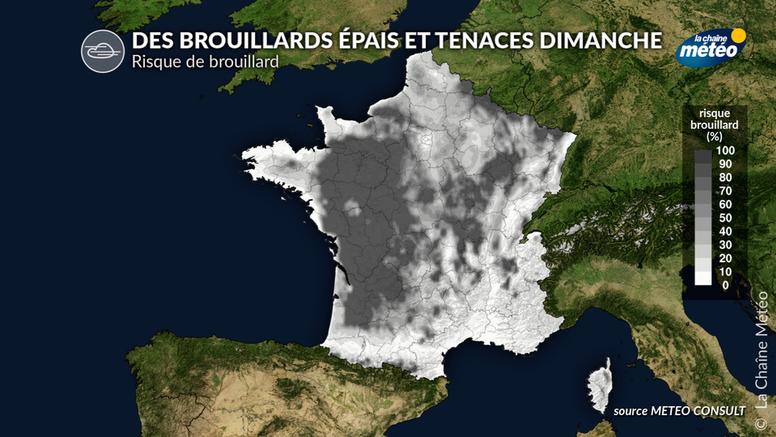 Attention, retour en force des brouillards ce week-end