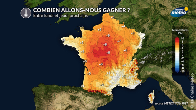 Hausse des températures la semaine prochaine Actualités France