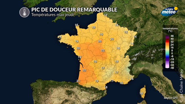 Pic de douceur exceptionnel Actualités France