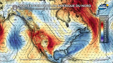 Pourquoi le froid en Amérique du Nord déclenche un pic de douceur en Europe cette semaine
