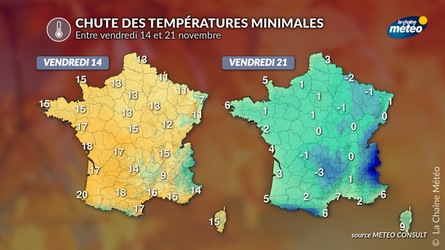 Chute brutale du thermomètre Actualités France