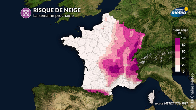 Risque de neige la semaine prochaine Actualités France