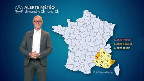 Fortes pluies, orages et risque de grêle au sud-est dimanche