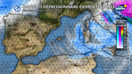 Tempête hivernale en Méditerranée : neige en Italie, pluie et vent au Maghreb