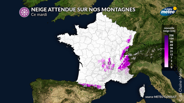 Neige attendue sur nos montagnes Actualités France