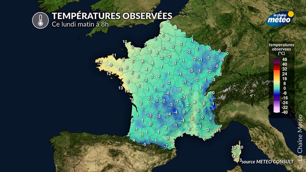 Gelées matinales ce lundi Actualités France