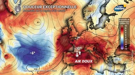Jusqu'à plus de 20°C : douceur exceptionnelle en France dès ce dimanche