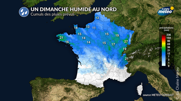 Pluies dimanche Actualités France