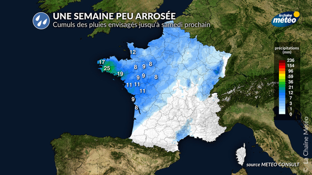 Semaine peu arrosée Actualités France