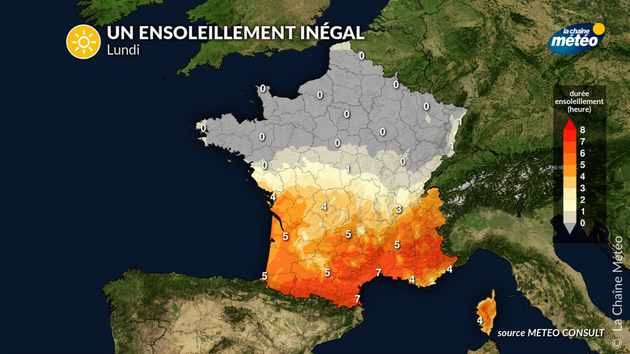 Ensoleillent lundi Actualités France