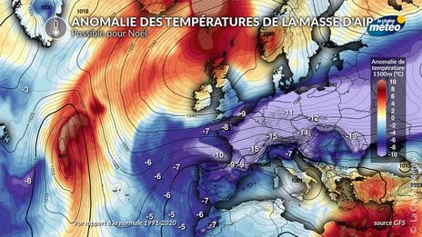 Changement de configuration météo : vers un temps plus froid à l’approche de Noël