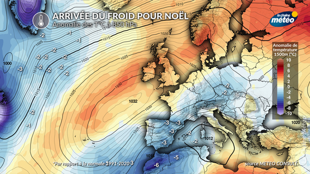 Vers un temps plus froid pour Noël Actualités France