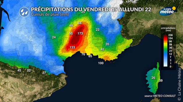 Nouvel épisode de fortes pluies dans le sud-est Actualités France