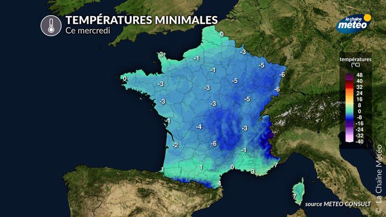 Semaine hivernale : ces régions où il fera le plus froid