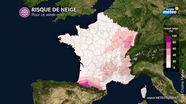 Risque de neige pour ce week-end Actualités France