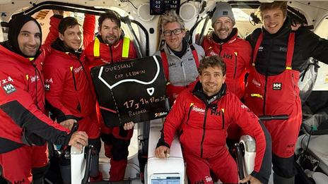 Trophée Jules Verne : Nouveau temps de référence pour Sodebo Ultim 3 au Cap Leeuwin!
