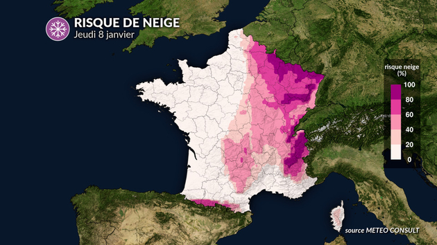 Risque de neige jeudi Actualités France