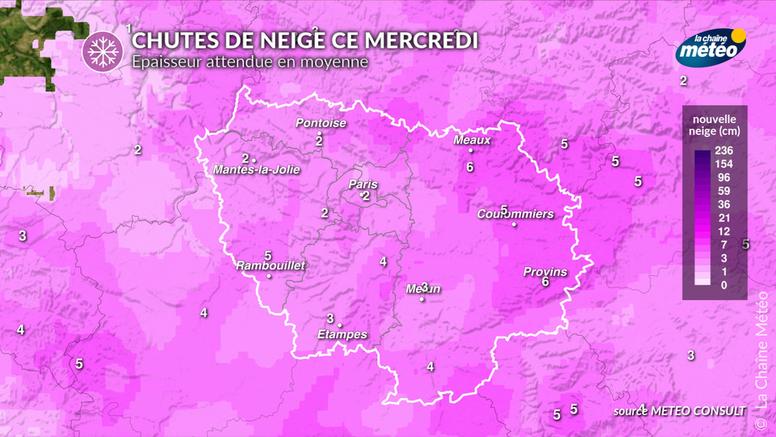 Neige et verglas en Île-de-France : nouvelle offensive ce mercredi, soyez prudent