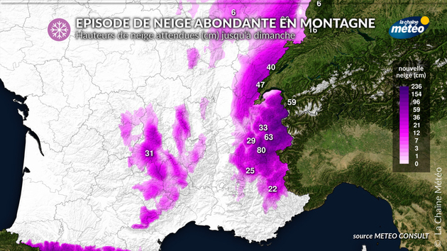 Neige abondante en montagne jusqu Actualités France