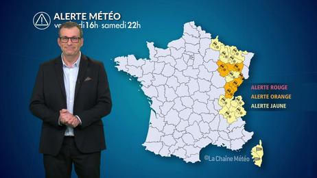 Neige dans l'est et vent fort dans l'extrême sud