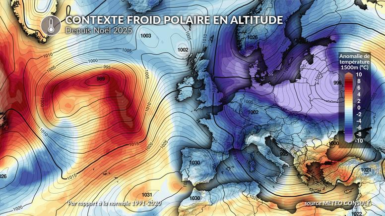 Bilan du froid et de la neige de fin décembre et début janvier en France