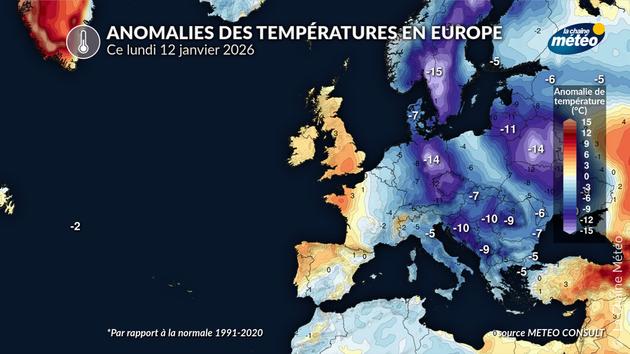 Le froid reste très marqué en Scandinavie et en Europe Centrale Actualités France