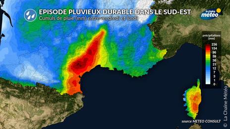 Sud-Est : un épisode durable de mauvais temps se met en place