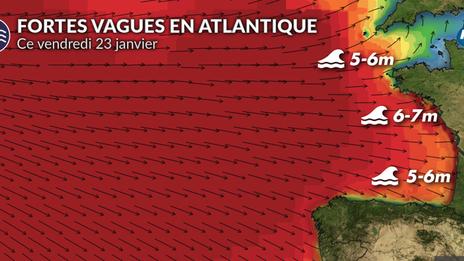 Forte agitation en Atlantique cette semaine