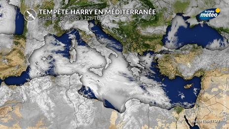 Tempête Harry en Méditerranée : de lourds dégâts, des victimes