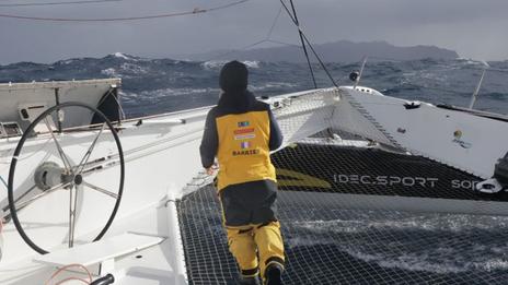Trophée Jules Verne : The Famous Project CIC définitivement privé de grand voile