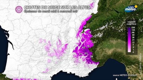 Abondantes chutes de neige sur les Alpes : bonne nouvelle à l'approche des vacances d'hiver !