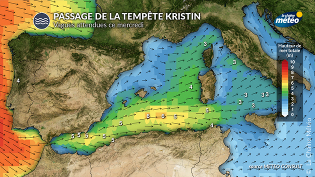Fortes vagues prévues en Méditerranée ce mercredi Actualités étranger