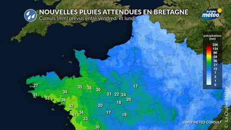 Crues et inondations en Bretagne : de nouvelles pluies attendues en fin de semaine