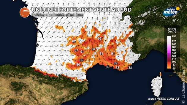 Vents forts lundi et nuit de lundi à mardi Actualités France