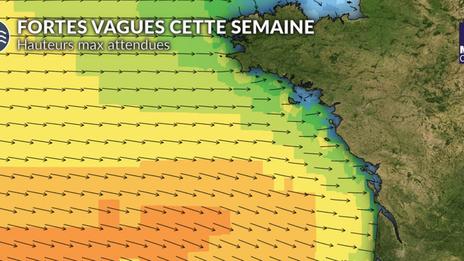 Début de semaine à risque sur nos côtes : forte houle, vent soutenu et grandes marées