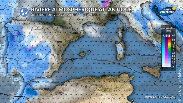 Persistance du flux perturbé atlantique sur la péninsule ibérique et le Magrheb Actualités étranger