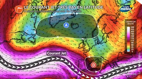 Froid aux États-Unis, pluies record au sud de l’Europe : le même moteur atmosphérique en cause