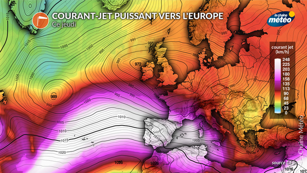 Courant-jet puissant vers l Actualités France
