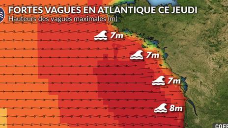 Défilé de perturbations et fortes vagues sur nos côtes cette semaine