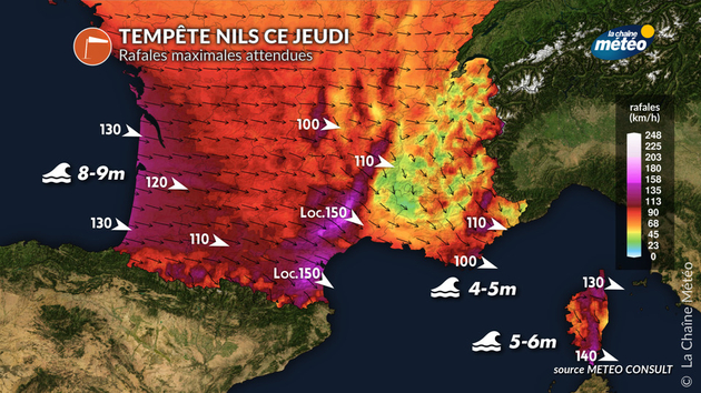 Tempête Nils ce jeudi Actualités France