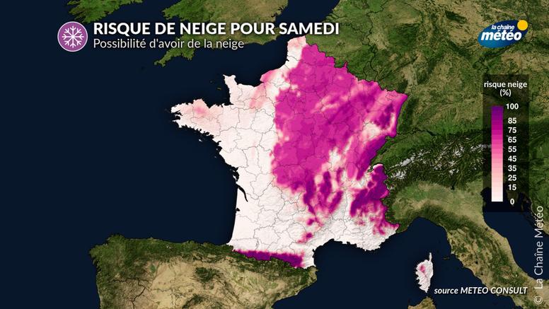 Risque de neige en plaine ce week-end : brève offensive hivernale