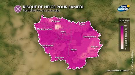 Paris et Île-de-France : un week-end sous surveillance pour un possible retour de la neige