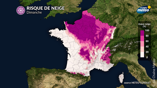 Risque de neige dimanche Actualités France