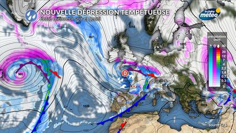 Milieu de semaine à haut risque : une dépression très active sous surveillance