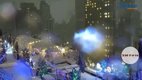 Tempête de neige ce lundi à New York et sur l’est des États-Unis : 8500 vols annulés, la ville en alerte