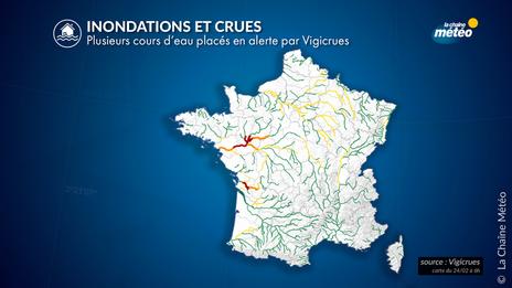 Crues et inondations : trois départements toujours placés en vigilance rouge